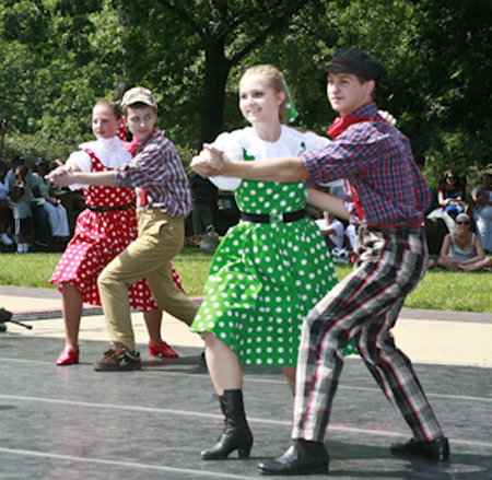 PIAST Dancers at the 21st annual International Folk Festival