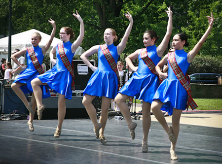 Touch of Tartan Scottish Highland dance performed by the Heather Belles, an award-winning contemporary Scottish Highland dance troupe from the Jenny May School of Highland Dance 