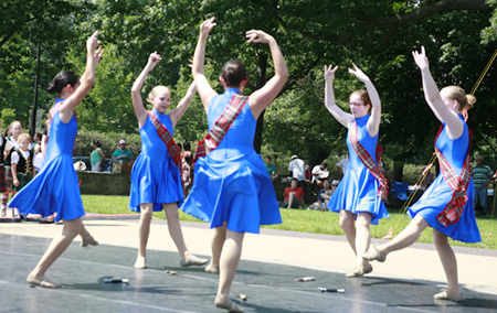 Touch of Tartan Scottish Highland dance performed by the Heather Belles, an award-winning contemporary Scottish Highland dance troupe from the Jenny May School of Highland Dance 