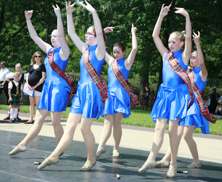 Touch of Tartan Scottish Highland dance performed by the Heather Belles, an award-winning contemporary Scottish Highland dance troupe from the Jenny May School of Highland Dance 