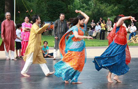 Dandiya Raas Indian folk dance performed by FICA