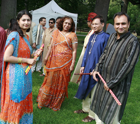 Dandiya Raas Indian folk dance performed by FICA