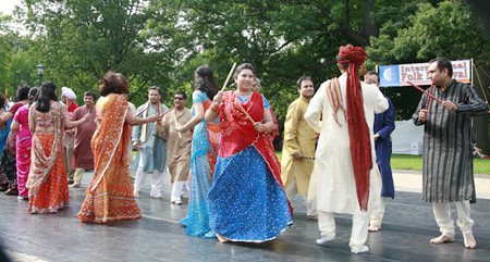 Dandiya Raas Indian folk dance performed by FICA