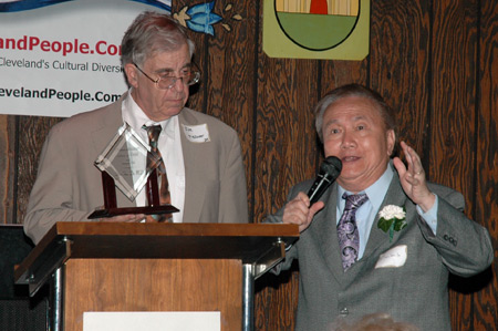 Lt. Colonel Joe Meisner inducted Dr. Dieu Thuc Do