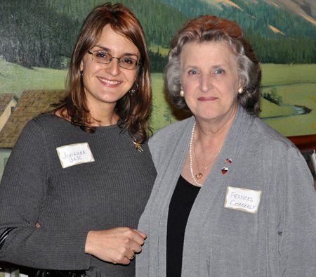 Johanna Bajc and Frances Cobberly