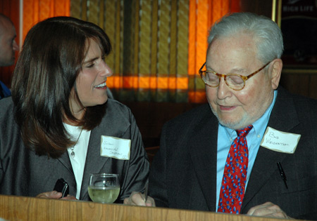 Susan Weidenthal Saltzman and father Bud Weidenthal