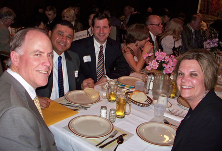 Carter Welo, Jaime Lebron, Joe Laguradia Jr and Georgine Welo