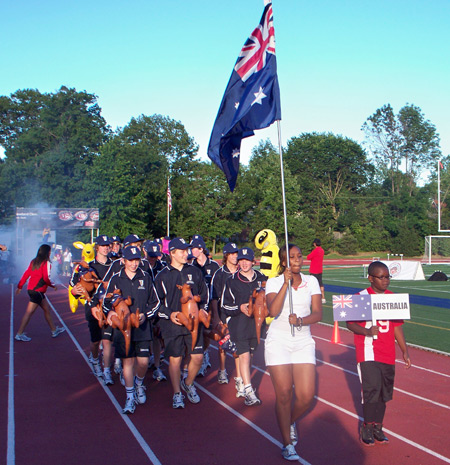 Young athletes from Australia compete in Cleveland