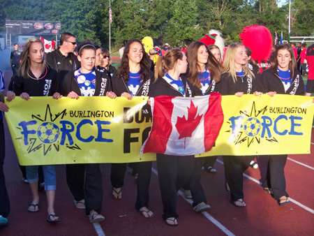 Young athletes from Canada at the fifth annual Continental Cup in Cleveland Ohio USA