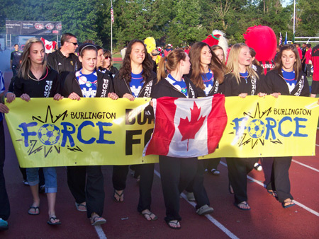 Young athletes from Canada at the 5th Annual Continental Cup in Cleveland Ohio