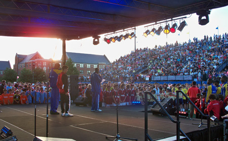 Stage at the 5th Annual Continental Cup in Cleveland Ohio