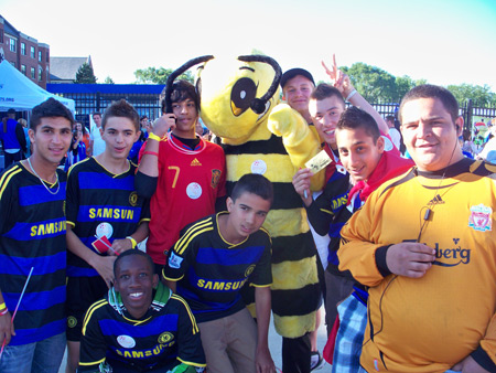 Young athletes at the 5th Annual Continental Cup in Cleveland Ohio