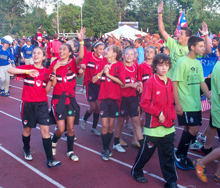 Young athletes from US at the 5th Annual Continental Cup in Cleveland Ohio