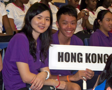 Student athletes from Hong Kong