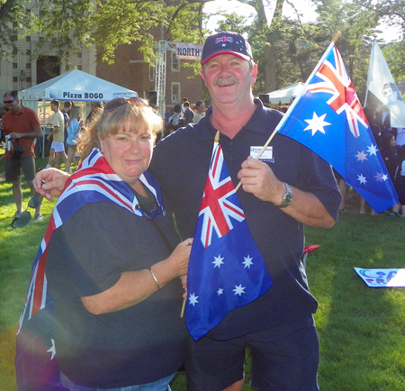 Cheryl and Craig Watkinson from Australia