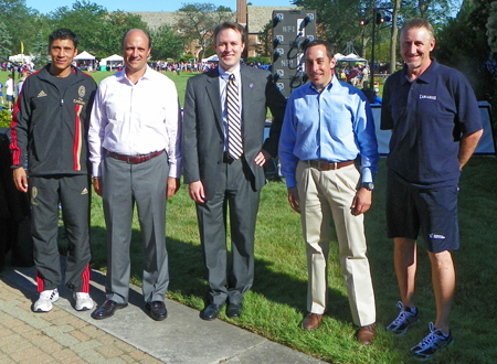 Continental Cup dignitaries