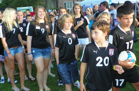 Young athletes at the 2011 Continental Cup
