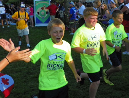 Parade of young athletes at the 2011 Continental Cup