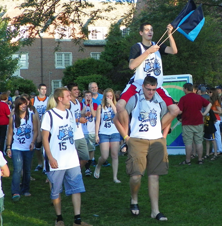 Parade of young athletes at the 2011 Continental Cup