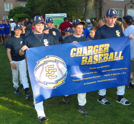 Parade of young athletes at the 2011 Continental Cup - Chargers Baseball