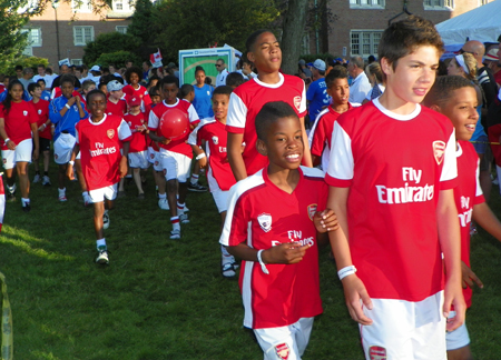 young athletes at the 2011 Continental Cup