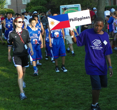 Young Philippine athletes at the 2011 Continental Cup