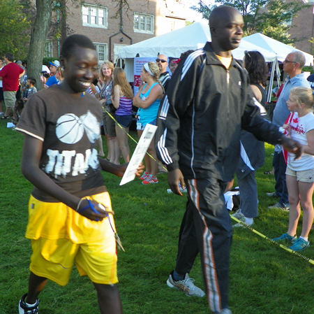 Young Uganda athletes at the 2011 Continental Cup