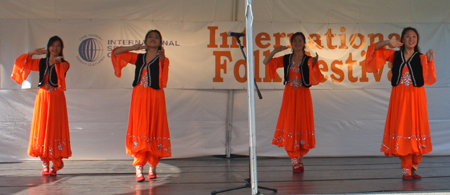 Girls of Heaven Mountain Dance from a region in Northwest China