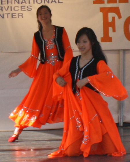 Girls of Heaven Mountain Dance from a region in Northwest China