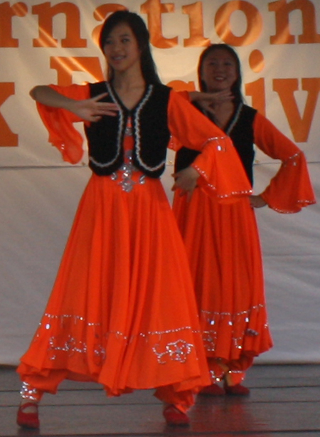 Girls of Heaven Mountain Dance from a region in Northwest China