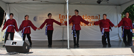 Dance Israeli! dancers at Cleveland Folk Festival