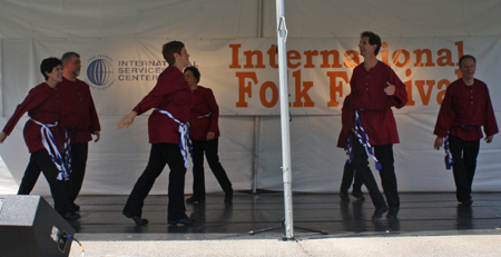 Dance Israeli! dancers at Cleveland Folk Festival