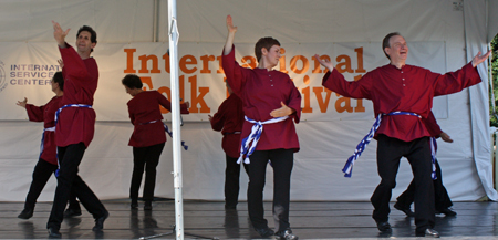 Dance Israeli! dancers at Cleveland Folk Festival