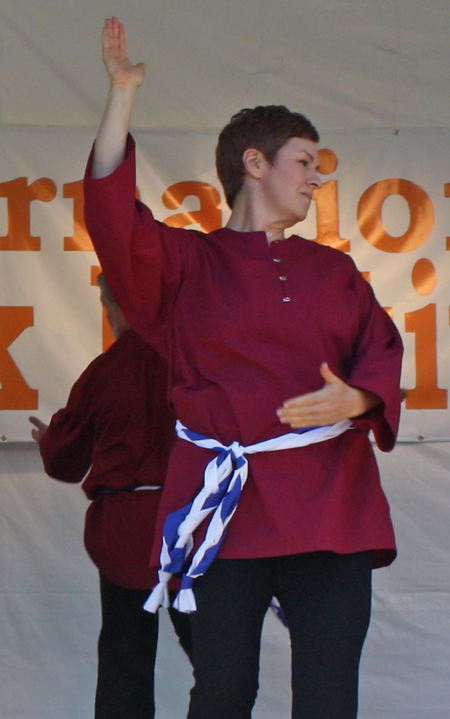 Dance Israeli! dancers at Cleveland Folk Festival