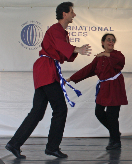 Dance Israeli! dancers at Cleveland Folk Festival