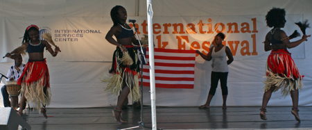 Liberian Association of Cleveland and Environs dancers