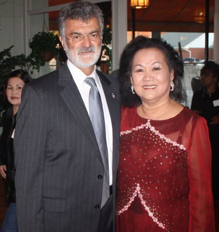 Cleveland Mayor Frank Jackson and Gia Hoa Ryan