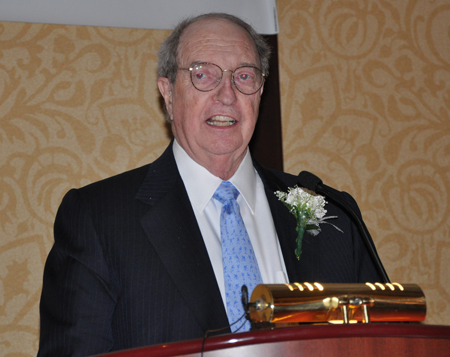 Albert B. Ratner at Podium