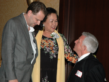 Richard Herman, inductee Gia Hoa Ryan and Richard Eastburn
