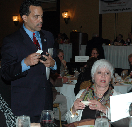 Councilman Jeff Johnson and Armenian Ambassador Anita Kazarian