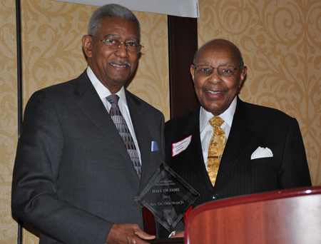 Rev Dr Otis Moss Jr and Congressman Louis Stokes