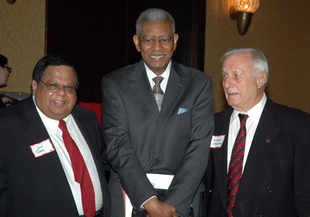 Joe Thomas, Rev. Otis Moss and Andrew Sternberg