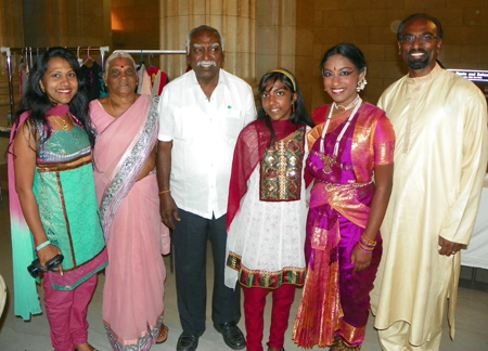 The Venkatesh family in Cleveland City Hall