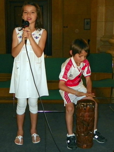 Isabela Moner and brother