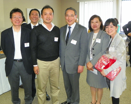 Matt Matsuyama, Yoshimi Aki, Fumi Asano, Kuninori Matsuda, Judy Wong and Hitomi Asano