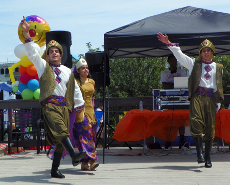 Ajyal performing dabke, a  Lebanese Folk line dance 