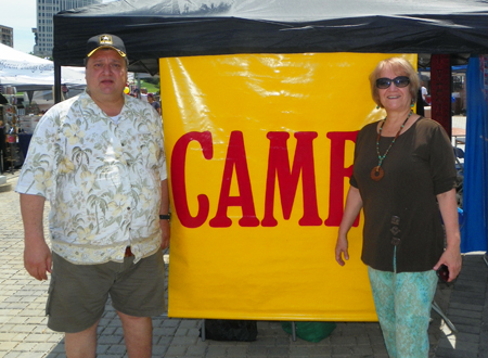 Pierre Bejjani, President of the Cleveland Area Middle East Organization (CAMEO) and Malak Jadallah