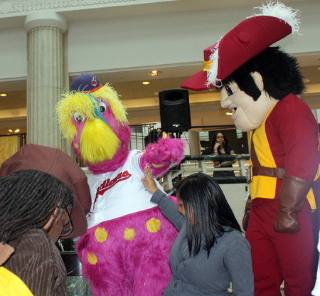 Cleveland Indians mascot Slider