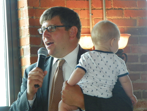 Councilman Joe Cimperman with son