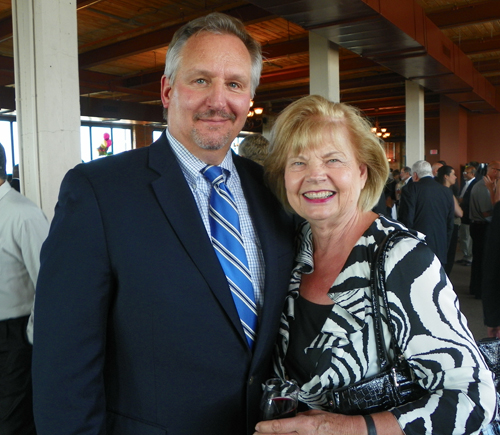 Michael Miller and Ingrida Bublys, honorary consul of Lithuania